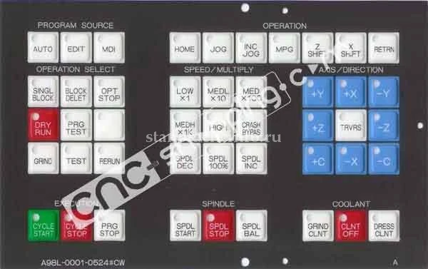 Клавиатура для станков с ЧПУ Fanuc A98L-0001-0524#CW